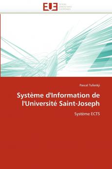 Système d''information de l''université saint-joseph