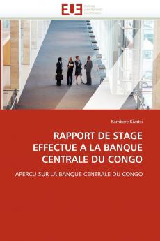 Rapport de stage effectué à la banque centrale du congo