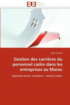 Gestion des carrières du personnel cadre dans les entreprises au maroc