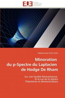 Minoration   du p-spectre du laplacien   de hodge de rham
