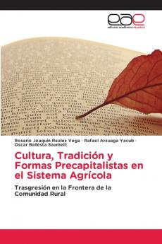 Cultura Tradición y Formas Precapitalistas en el Sistema Agrícola