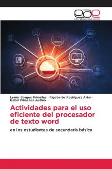 Actividades para el uso eficiente del procesador de texto word