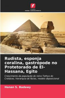 Rudista esponja coralina gastrópode no Protetorado de El-Hassana Egito