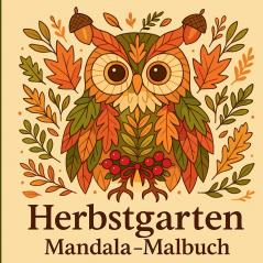 Herbstgarten - Mandala-Malbuch