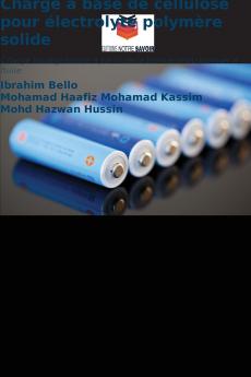 Charge à base de cellulose pour électrolyte polymère solide