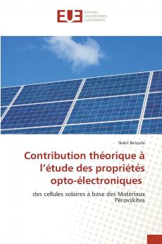 Contribution théorique à l'étude des propriétés opto-électroniques