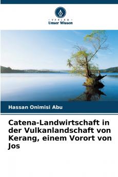 Catena-Landwirtschaft in der Vulkanlandschaft von Kerang einem Vorort von Jos