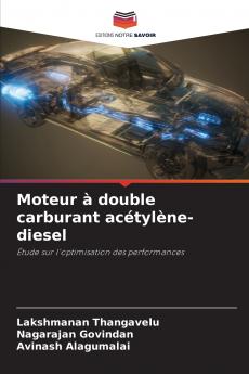 Moteur à double carburant acétylène-diesel