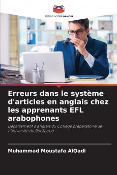 Erreurs dans le système d'articles en anglais chez les apprenants EFL arabophones