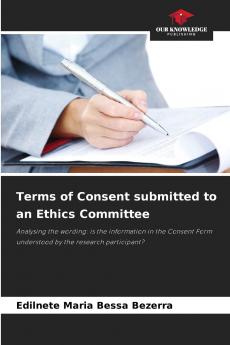 Terms of Consent submitted to an Ethics Committee