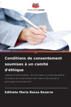 Conditions de consentement soumises à un comité d'éthique