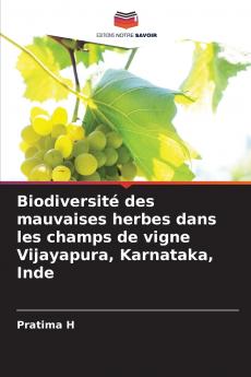 Biodiversité des mauvaises herbes dans les champs de vigne Vijayapura Karnataka Inde