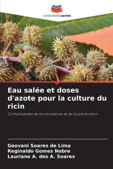 Eau salée et doses d'azote pour la culture du ricin