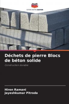 Déchets de pierre Blocs de béton solide