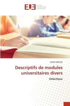 Descriptifs de modules universitaires divers