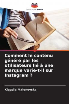 Comment le contenu généré par les utilisateurs lié à une marque varie-t-il sur Instagram ?