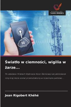 Światło w ciemności wigilia w żarze...