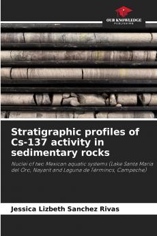 Stratigraphic profiles of Cs-137 activity in sedimentary rocks