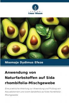 Anwendung von Naturfarbstoffen auf Sida rhombifolia-Mischgewebe