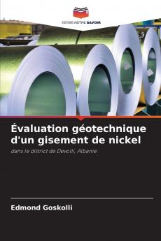 Évaluation géotechnique d'un gisement de nickel