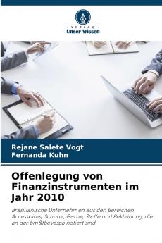 Offenlegung von Finanzinstrumenten im Jahr 2010