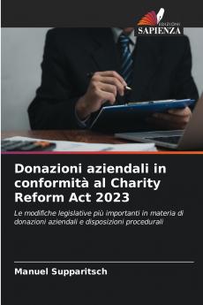 Donazioni aziendali in conformità al Charity Reform Act 2023