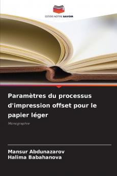 Paramètres du processus d'impression offset pour le papier léger