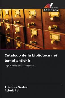 Catalogo della biblioteca nei tempi antichi