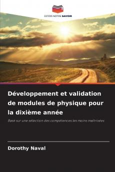 Développement et validation de modules de physique pour la dixième année