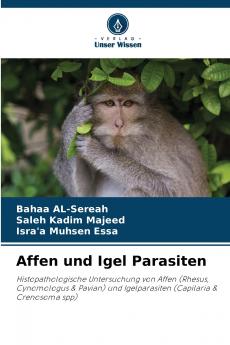 Affen und Igel Parasiten