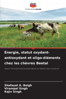 Énergie statut oxydant-antioxydant et oligo-éléments chez les chèvres Beetal