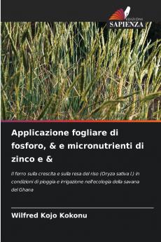 Applicazione fogliare di fosforo & e micronutrienti di zinco e &