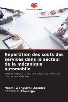 Répartition des coûts des services dans le secteur de la mécanique automobile