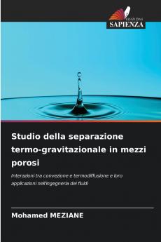 Studio della separazione termo-gravitazionale in mezzi porosi