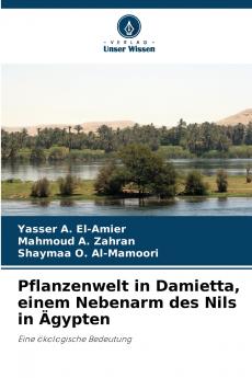 Pflanzenwelt in Damietta einem Nebenarm des Nils in Ägypten