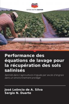 Performance des équations de lavage pour la récupération des sols salinisés