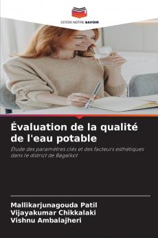 Évaluation de la qualité de l'eau potable
