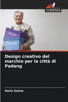 Design creativo del marchio per la città di Padang