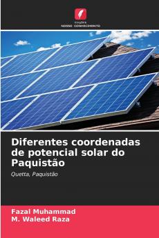 Diferentes coordenadas de potencial solar do Paquistão