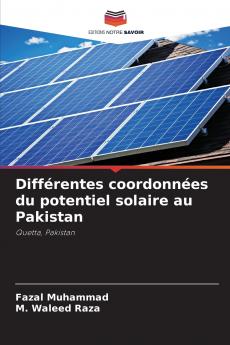 Différentes coordonnées du potentiel solaire au Pakistan