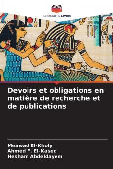 Devoirs et obligations en matière de recherche et de publications