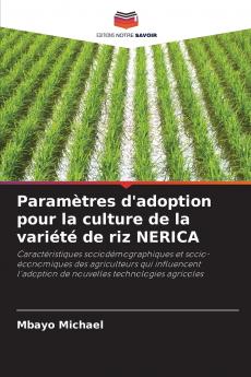 Paramètres d'adoption pour la culture de la variété de riz NERICA