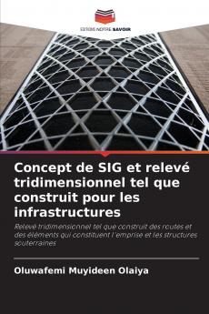 Concept de SIG et relevé tridimensionnel tel que construit pour les infrastructures