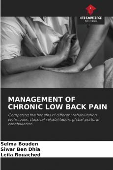 MANAGEMENT OF CHRONIC LOW BACK PAIN
