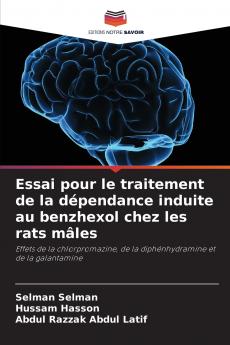 Essai pour le traitement de la dépendance induite au benzhexol chez les rats mâles