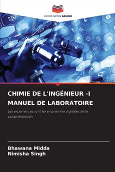 CHIMIE DE L'INGÉNIEUR -I MANUEL DE LABORATOIRE