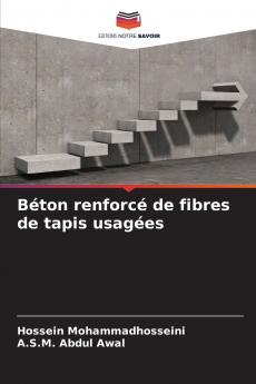 Béton renforcé de fibres de tapis usagées