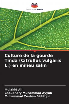Culture de la gourde Tinda (Citrullus vulgaris L.) en milieu salin