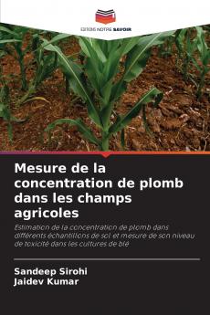 Mesure de la concentration de plomb dans les champs agricoles