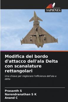 Modifica del bordo d'attacco dell'ala Delta con scanalature rettangolari